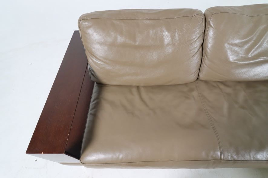 Kings living jasper leather sectional. Reconfigurable L shaped sofa couch