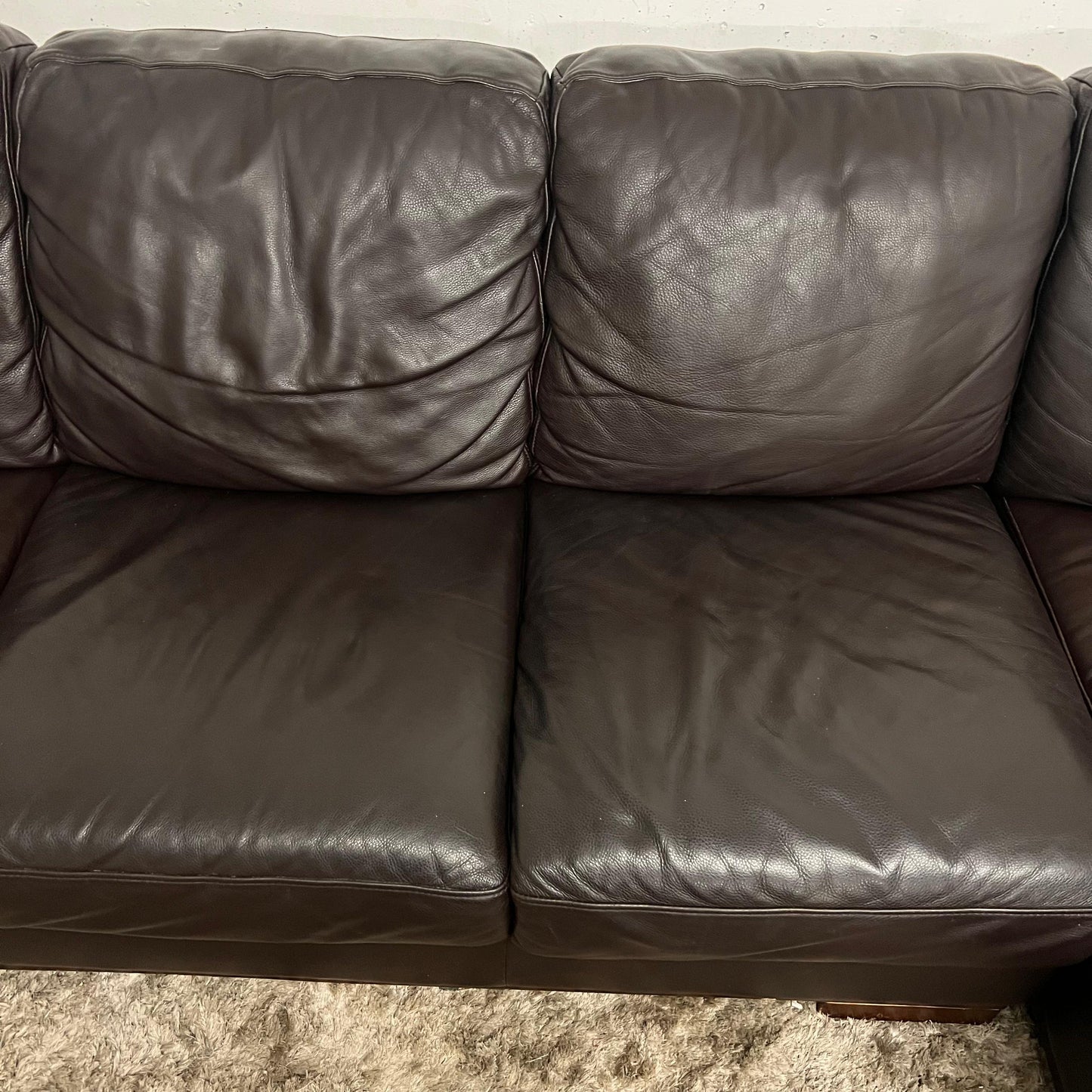 Jag's Furniture genuine leather sectional