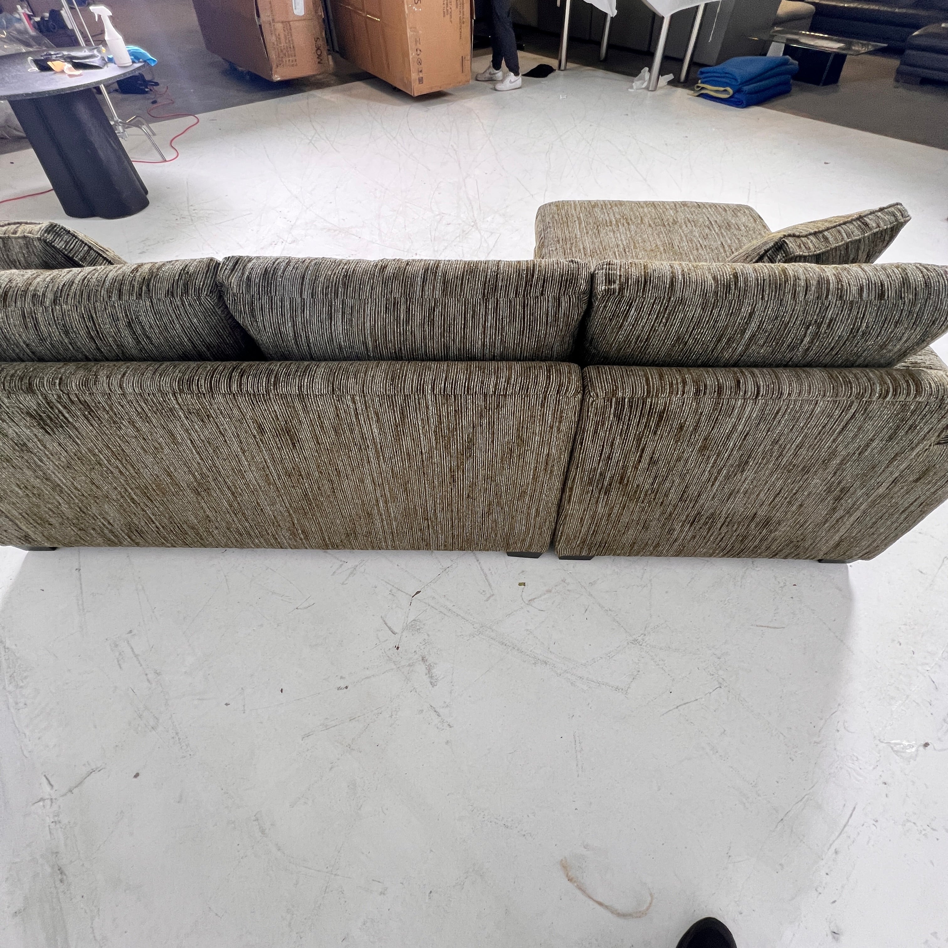 Brand new Stylus Cannon sectional. L Shaped sofa couch