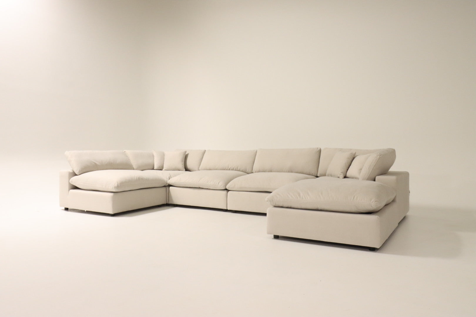 Bnib 5 piece Cloud sectional. Modular down filled sofa couch.