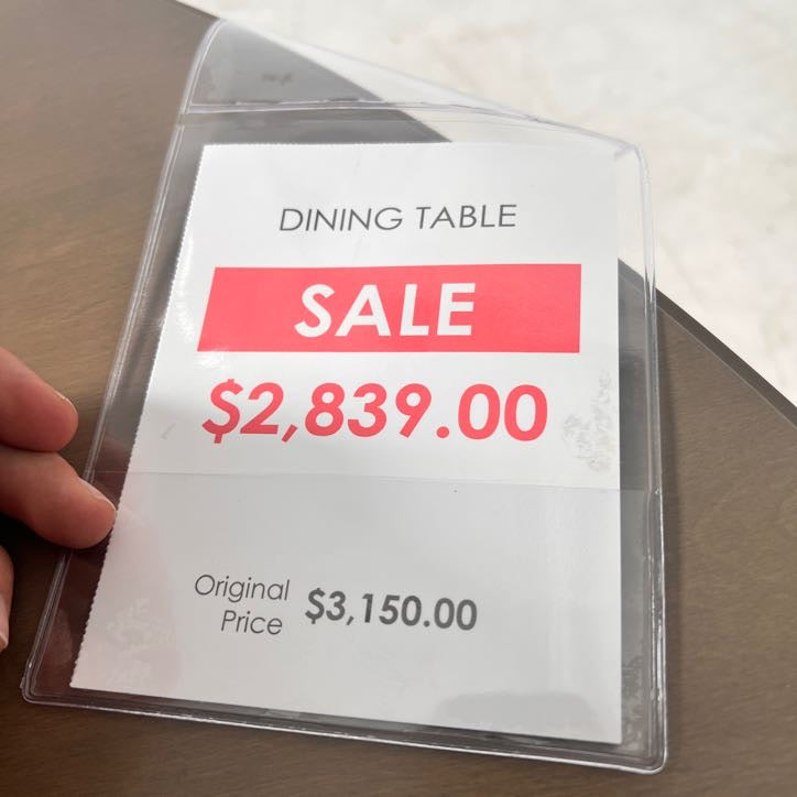 New Canadel brand new dining table. Solid wood table