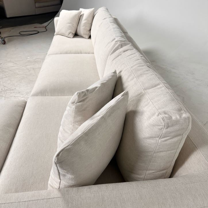 Moe's Rue 4piece modular sectional. Down filled L shaped sofa couch