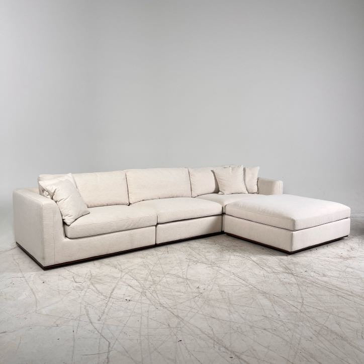 Moe's Rue 4piece modular sectional. Down filled L shaped sofa couch