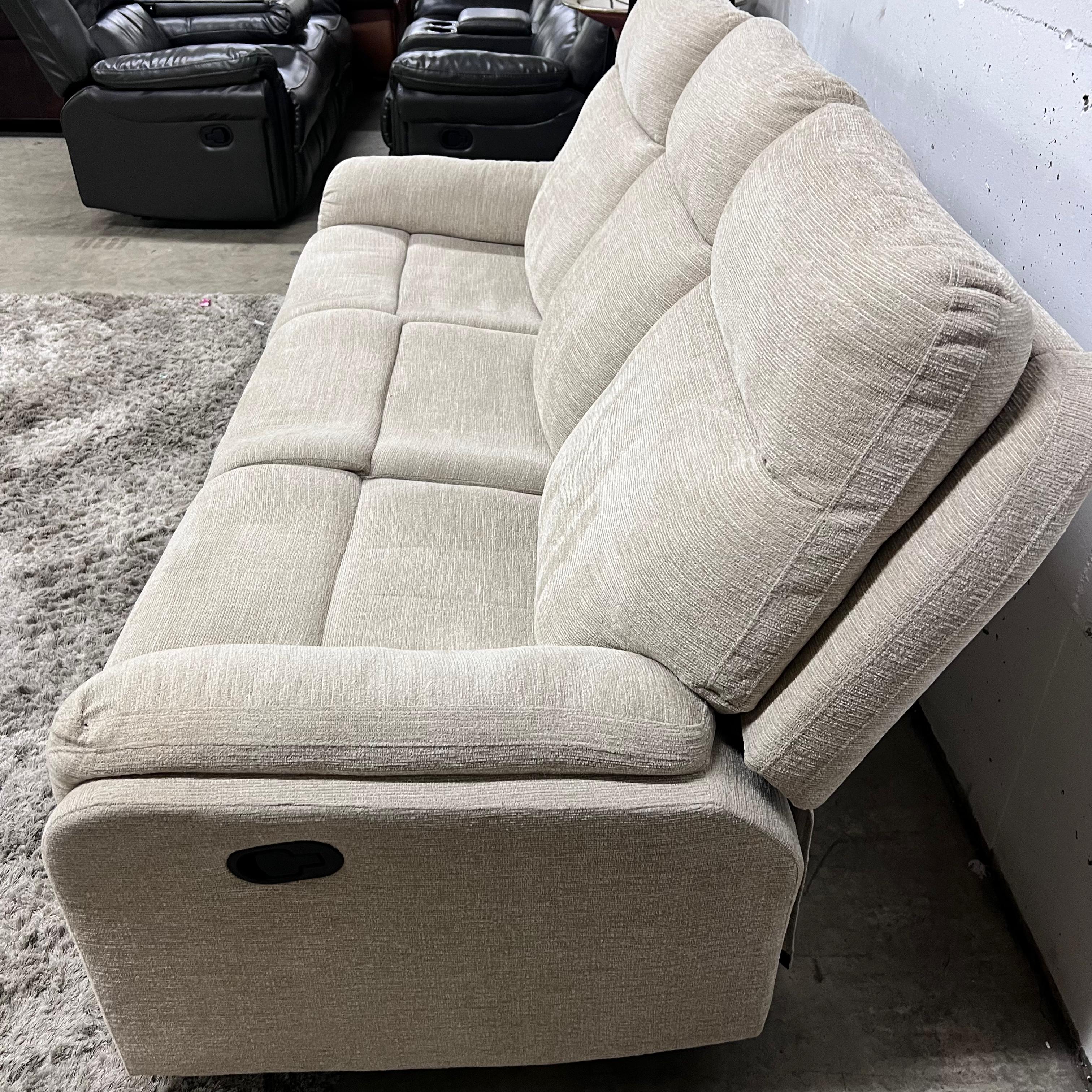 Manual recliner couch set from the brick. 3+1 sofa and armchair.