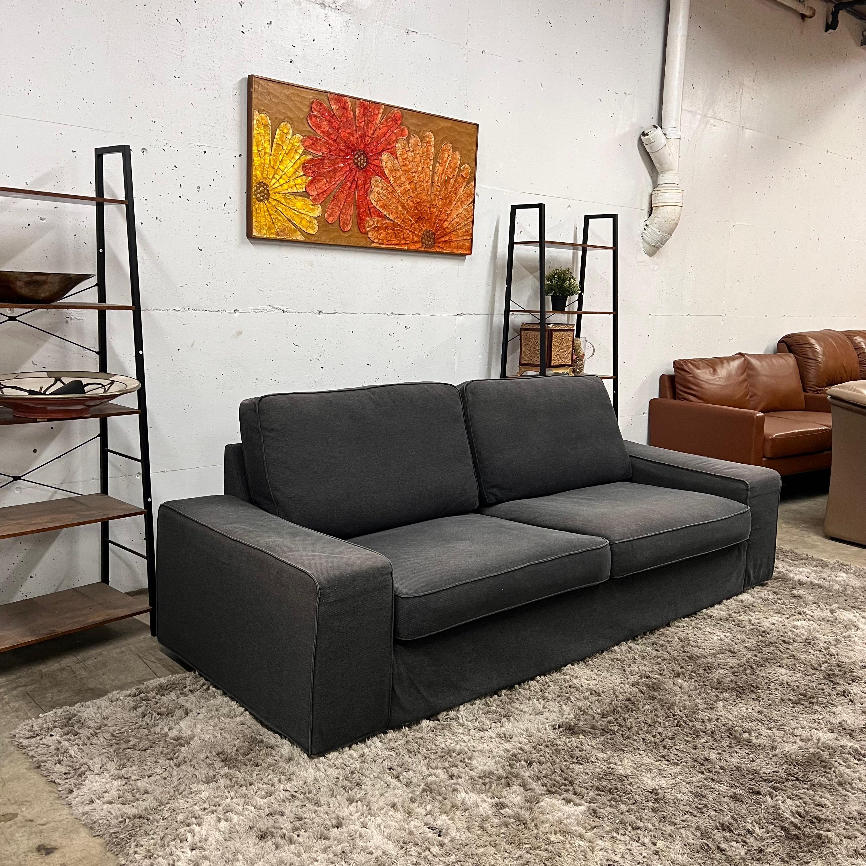 Ikea kivik 3 seater sofa. Fabric couch. Delivery available