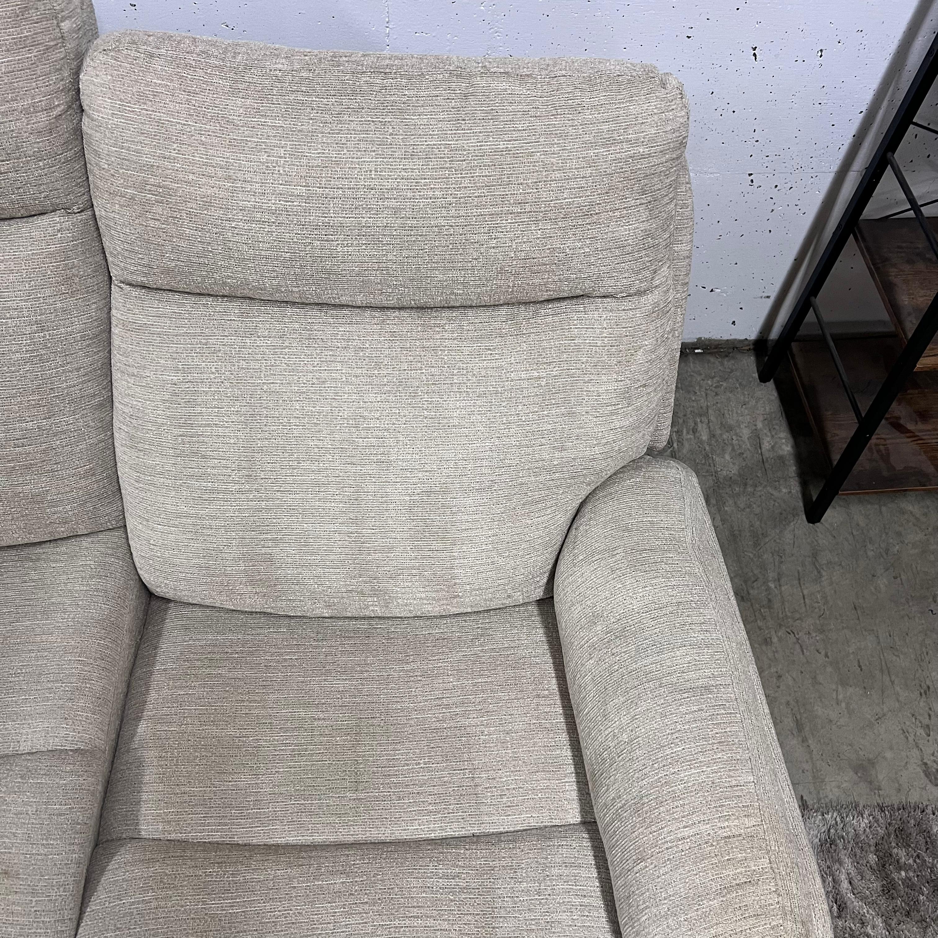 Manual recliner couch set from the brick. 3+1 sofa and armchair.