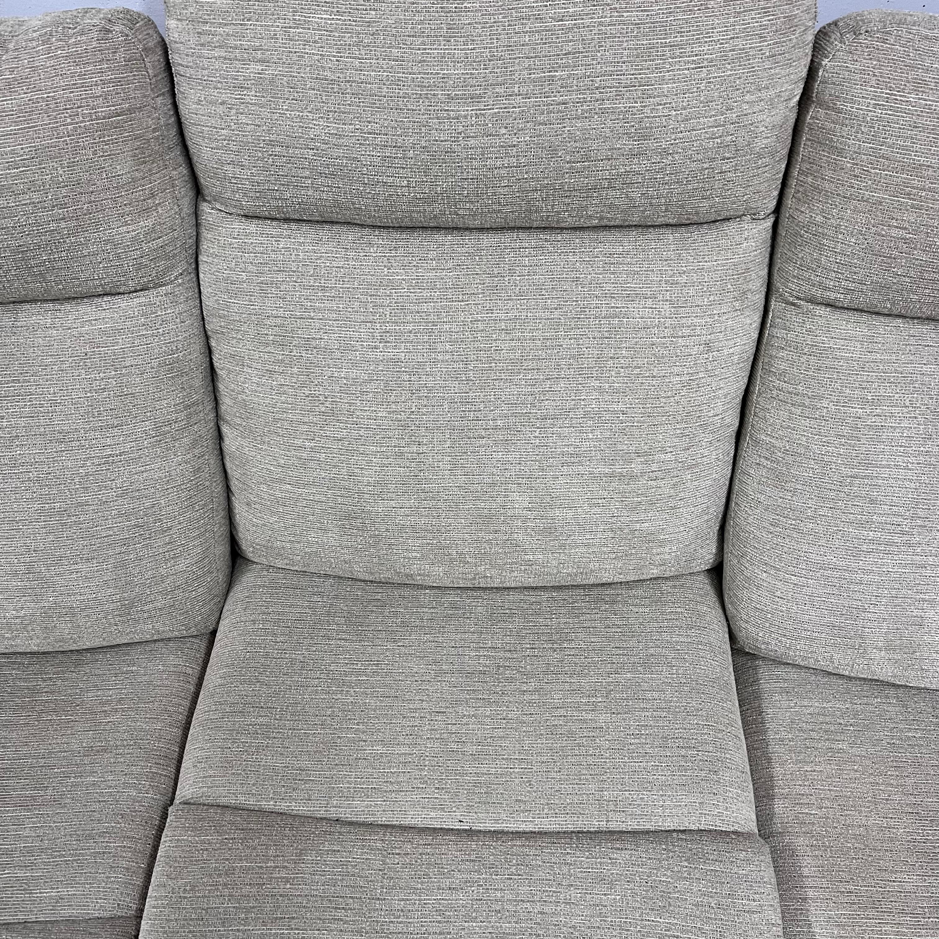 Manual recliner couch set from the brick. 3+1 sofa and armchair.