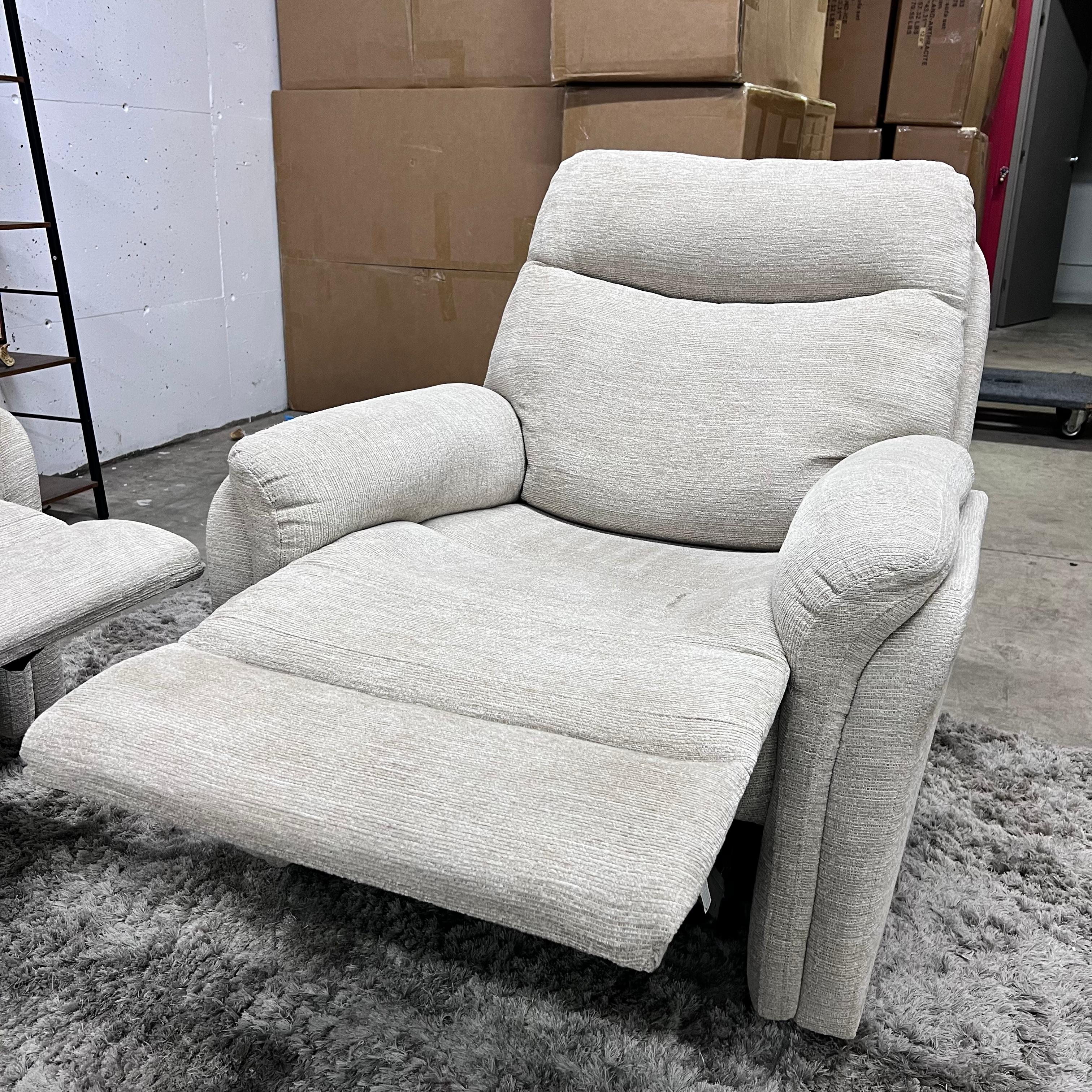 Manual recliner couch set from the brick. 3+1 sofa and armchair.