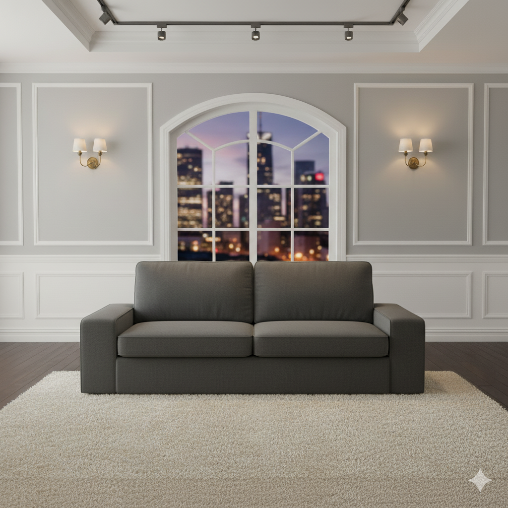 Ikea kivik 3 seater sofa. Fabric couch. Delivery available