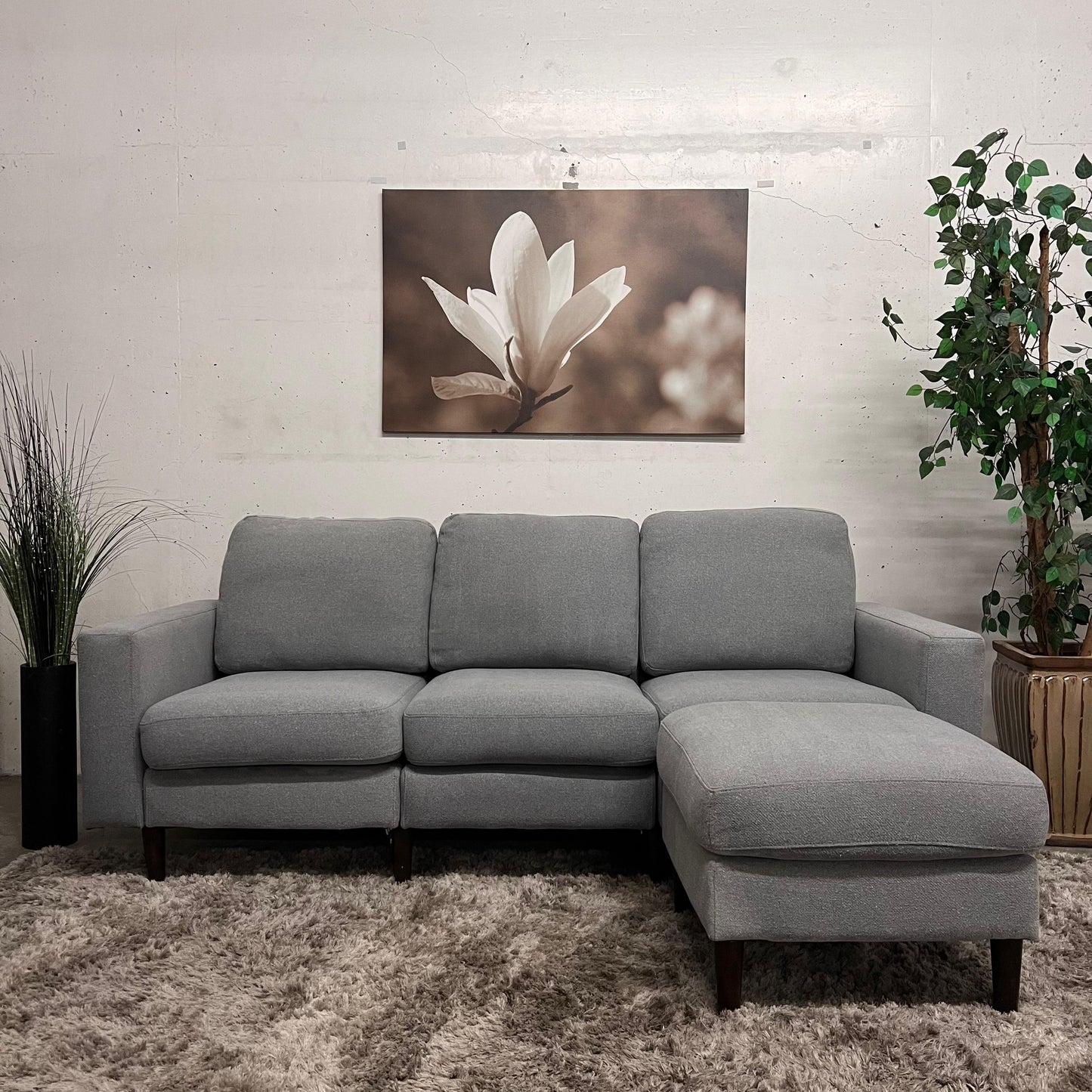 Cozey 3 seater sofa and matching ottoman