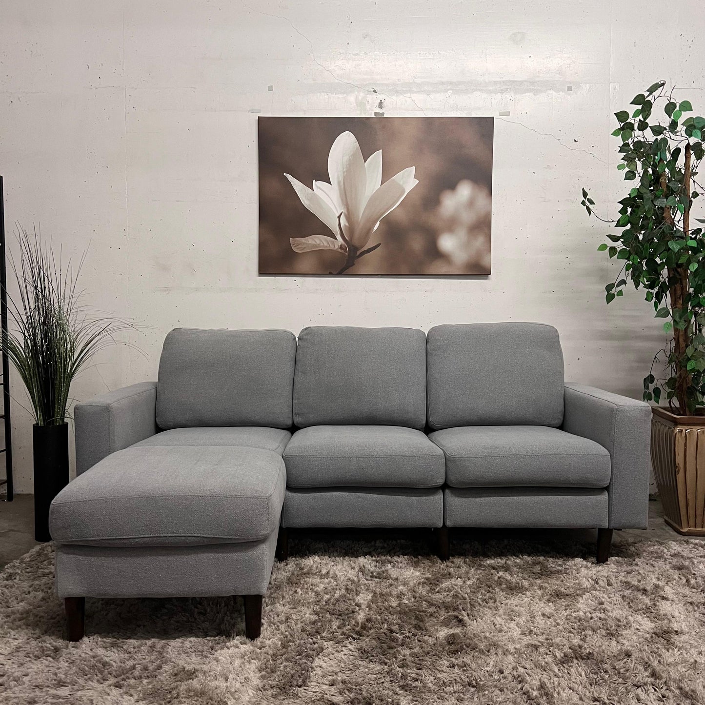 Cozey 3 seater sofa and matching ottoman