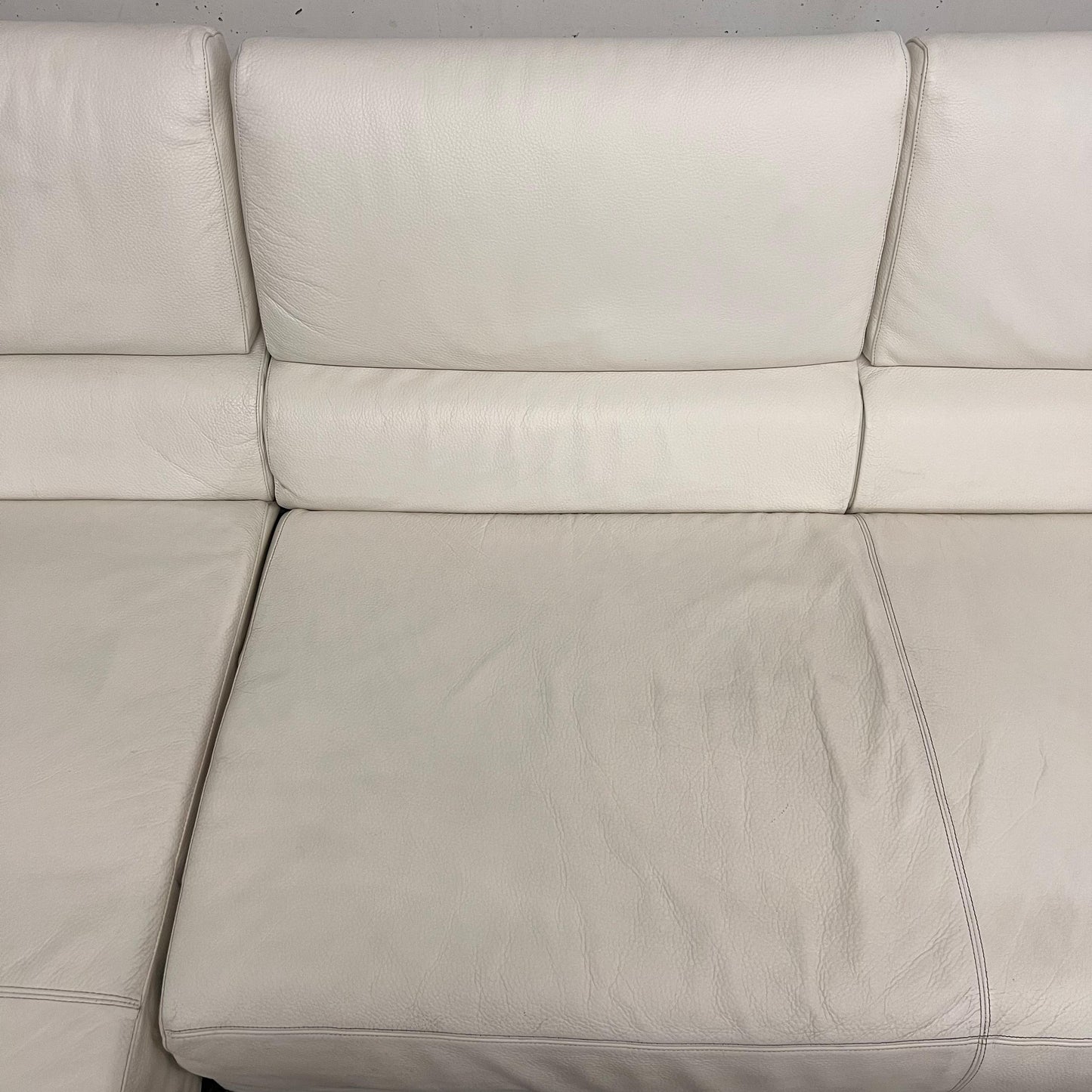 Natuzzi italia full grain leather sectional