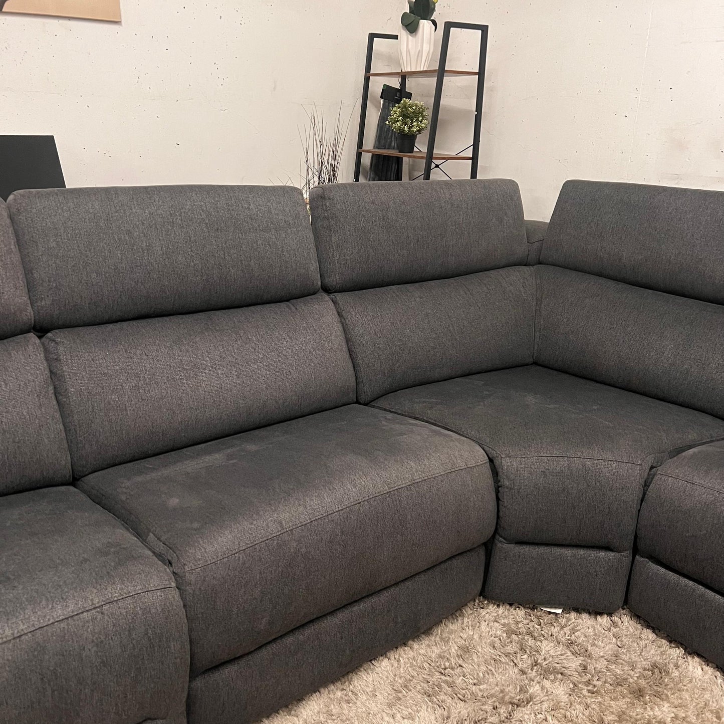 Power reclining sectional.