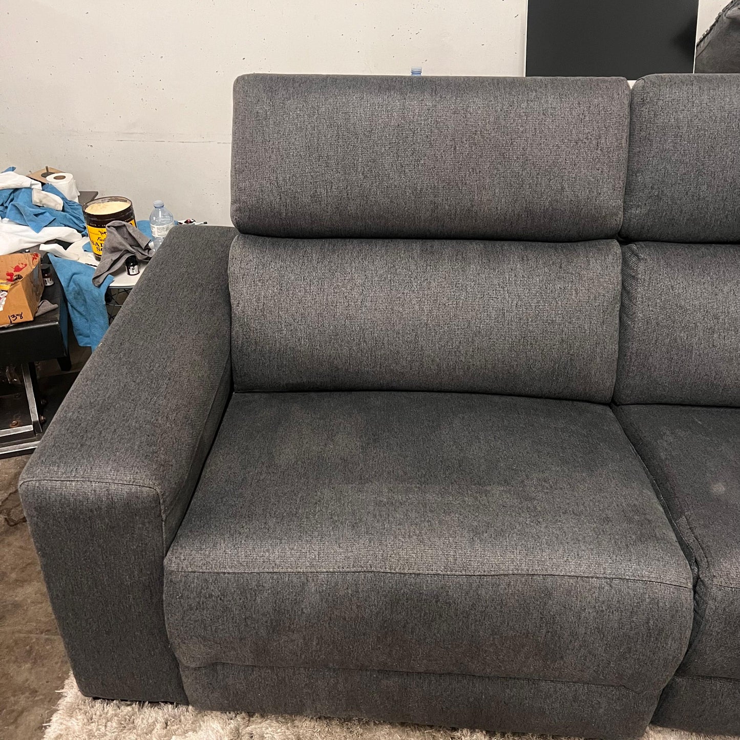 Power reclining sectional.
