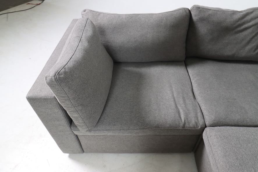 Cozey Ciello modular sectional. L shaped sofa couch.