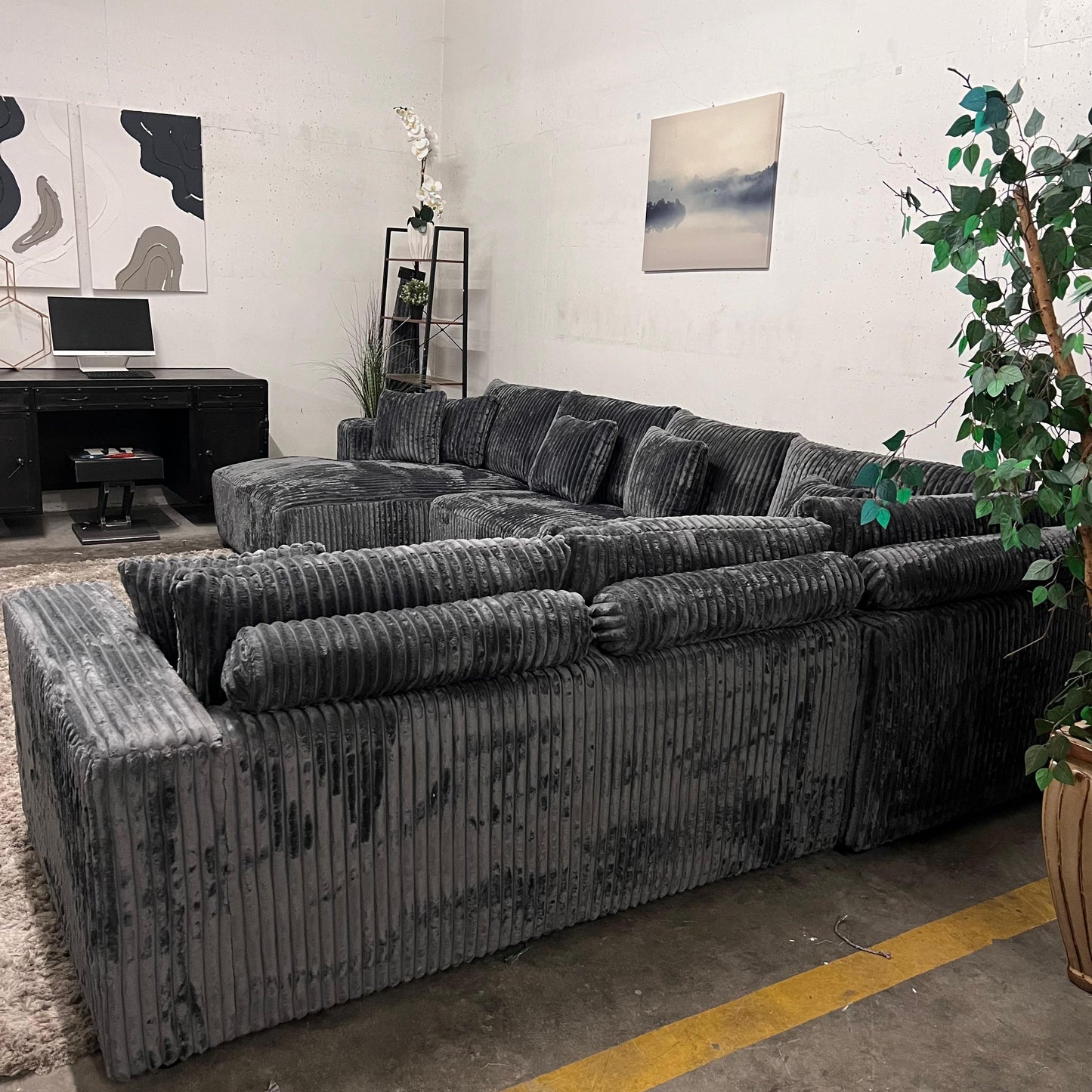 New Casa Bella U shaped sofa couch.