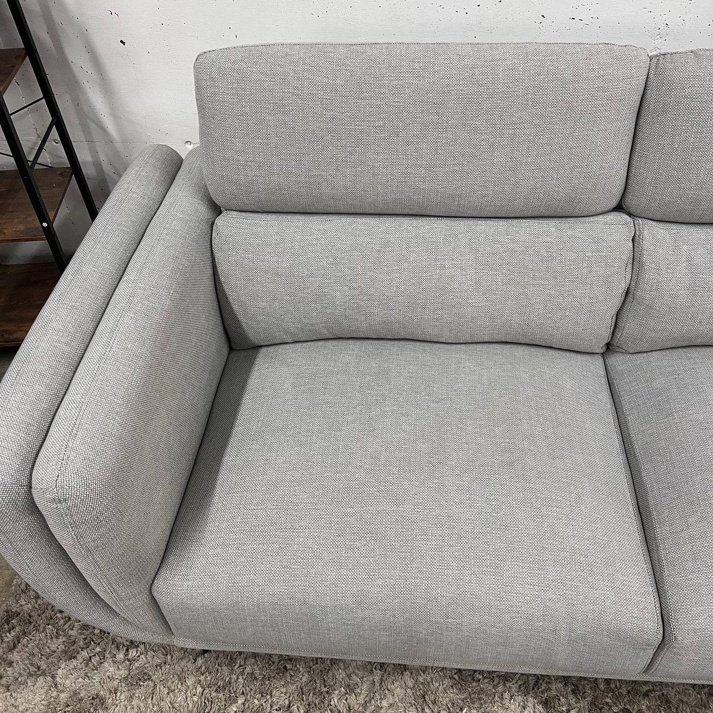 Fabric sofa. L shaped sofa couch. Delivery available