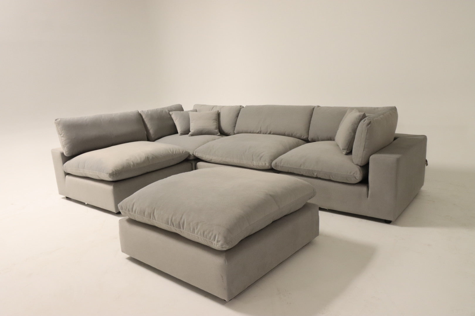 Bnib 5 piece Cloud sectional. Modular down filled sofa couch