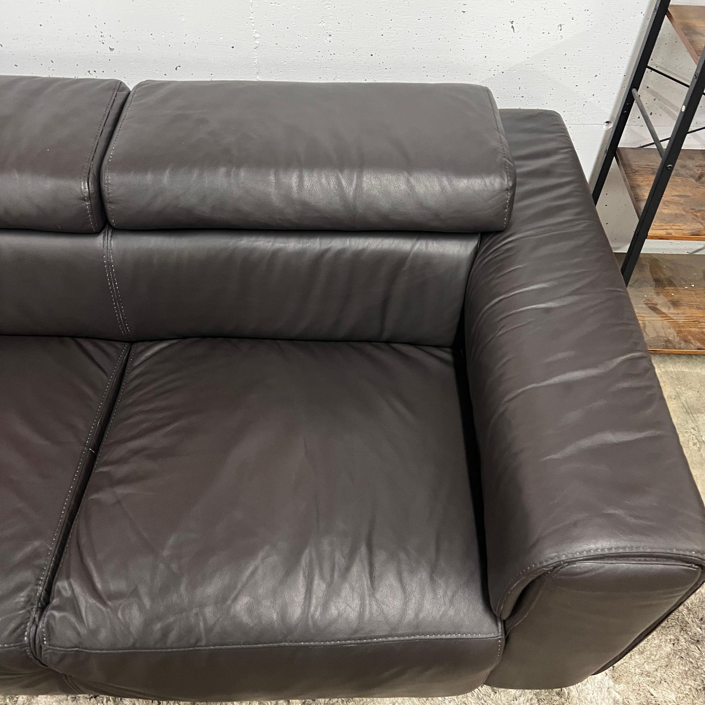 Rozzini leather sectional