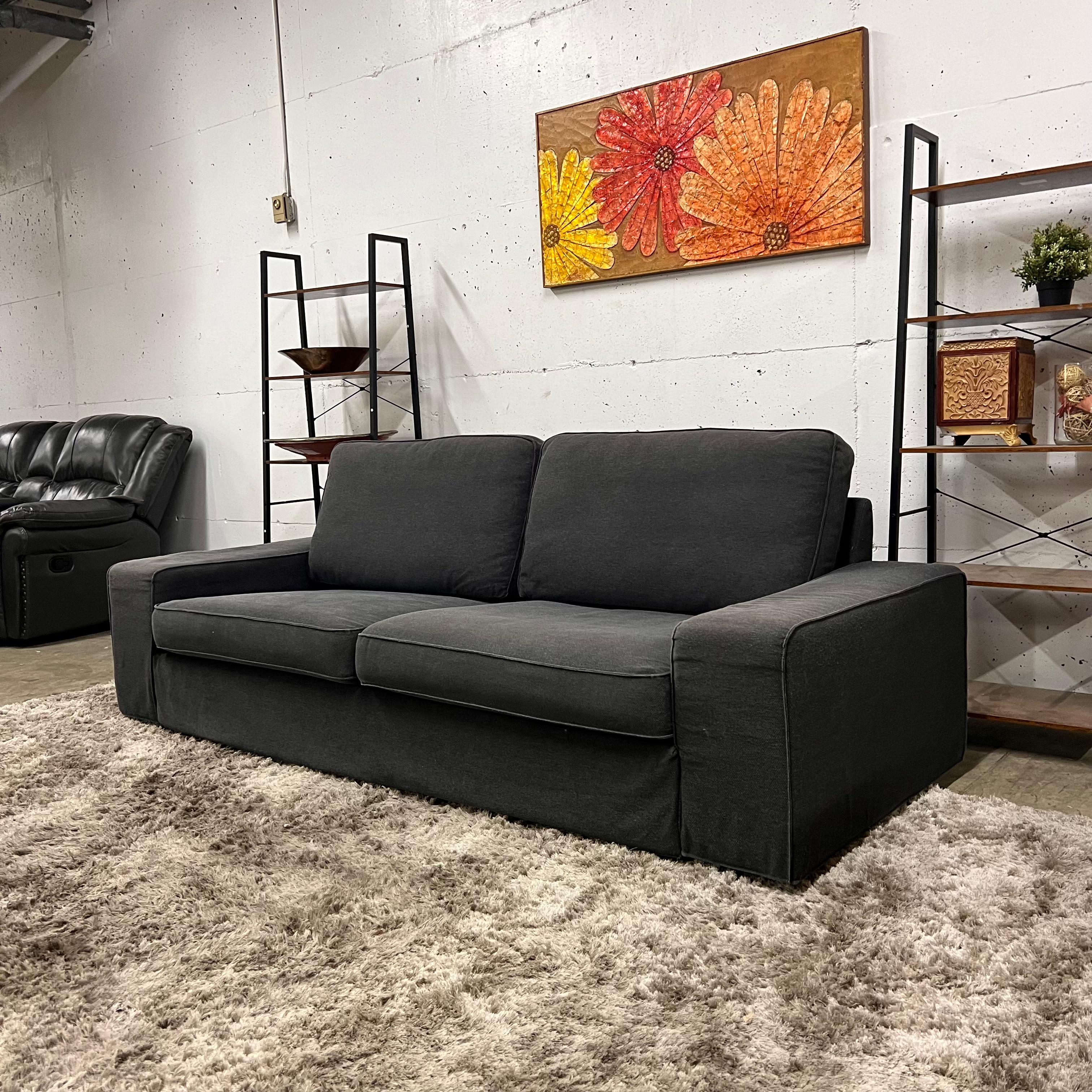 Ikea kivik 3 seater sofa. Fabric couch. Delivery available