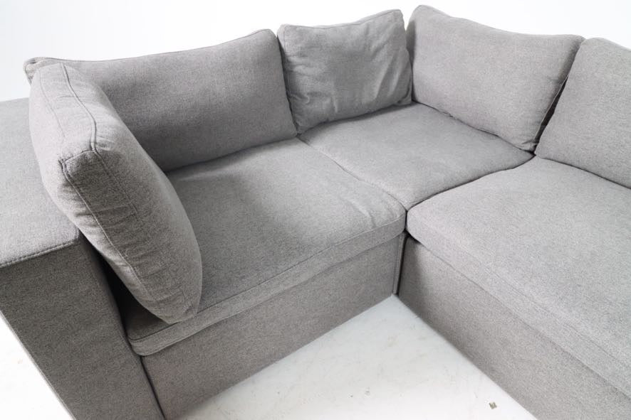 Cozey Ciello modular sectional. L shaped sofa couch.