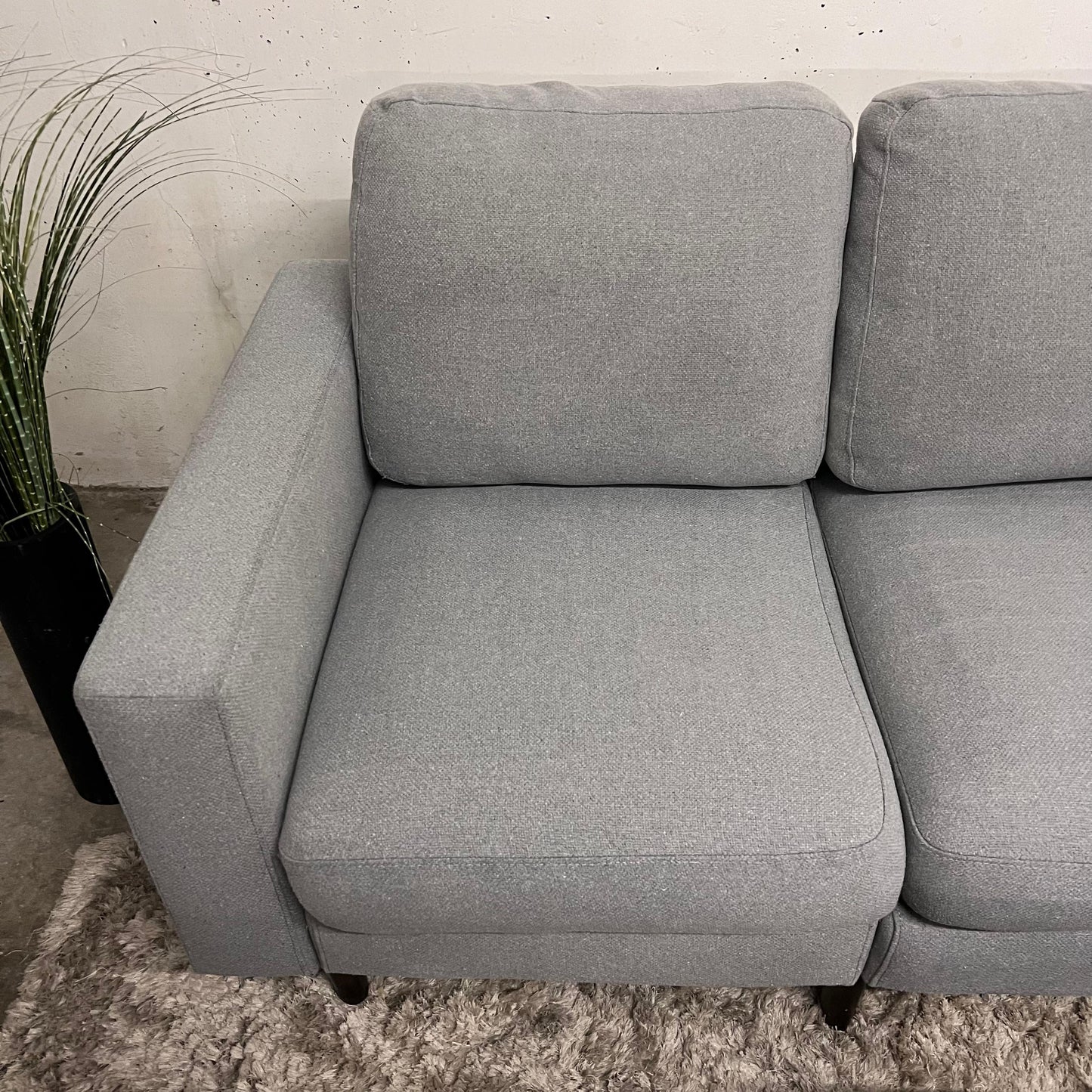 Cozey 3 seater sofa and matching ottoman