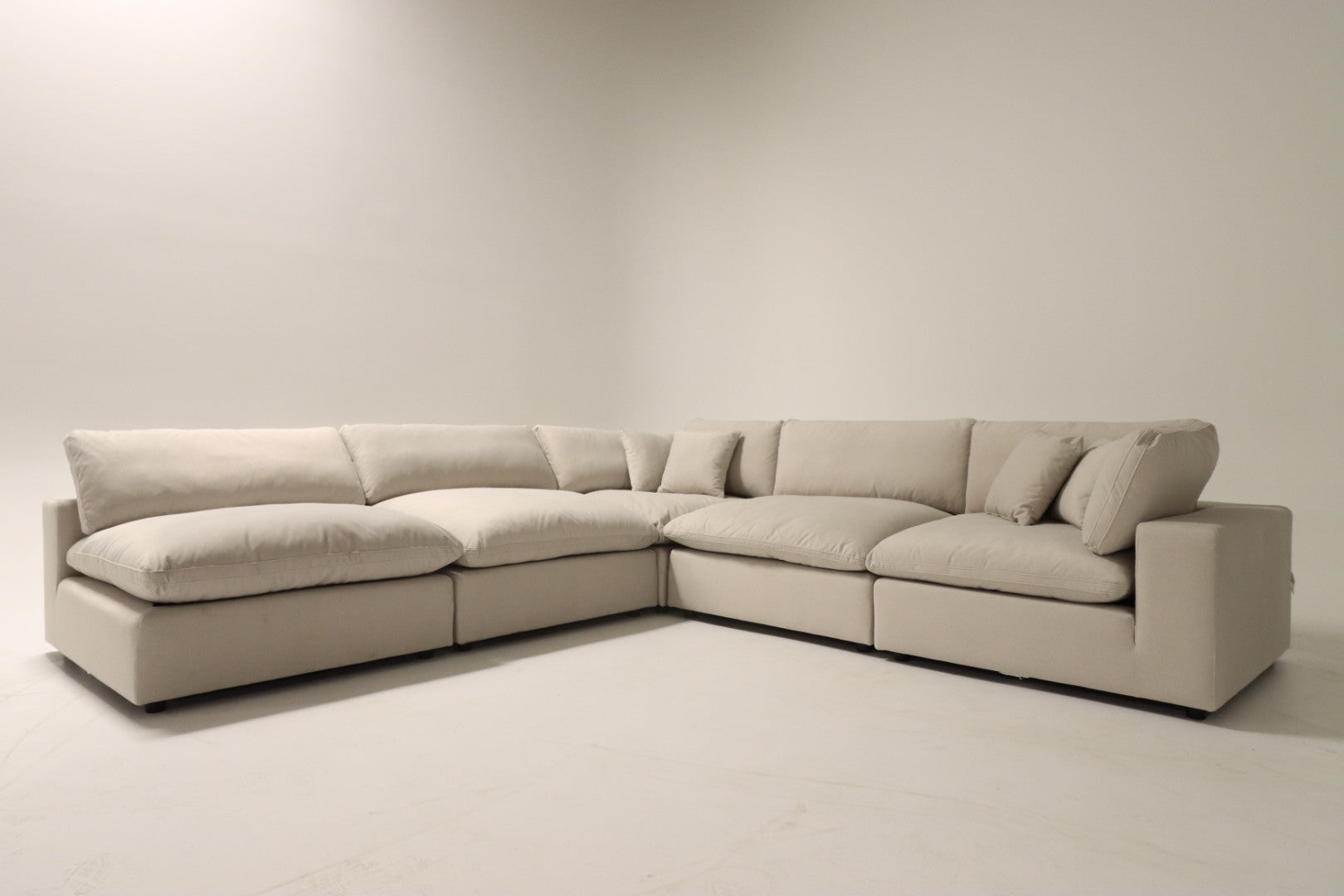 Bnib 5 piece Cloud sectional. Modular down filled sofa couch.