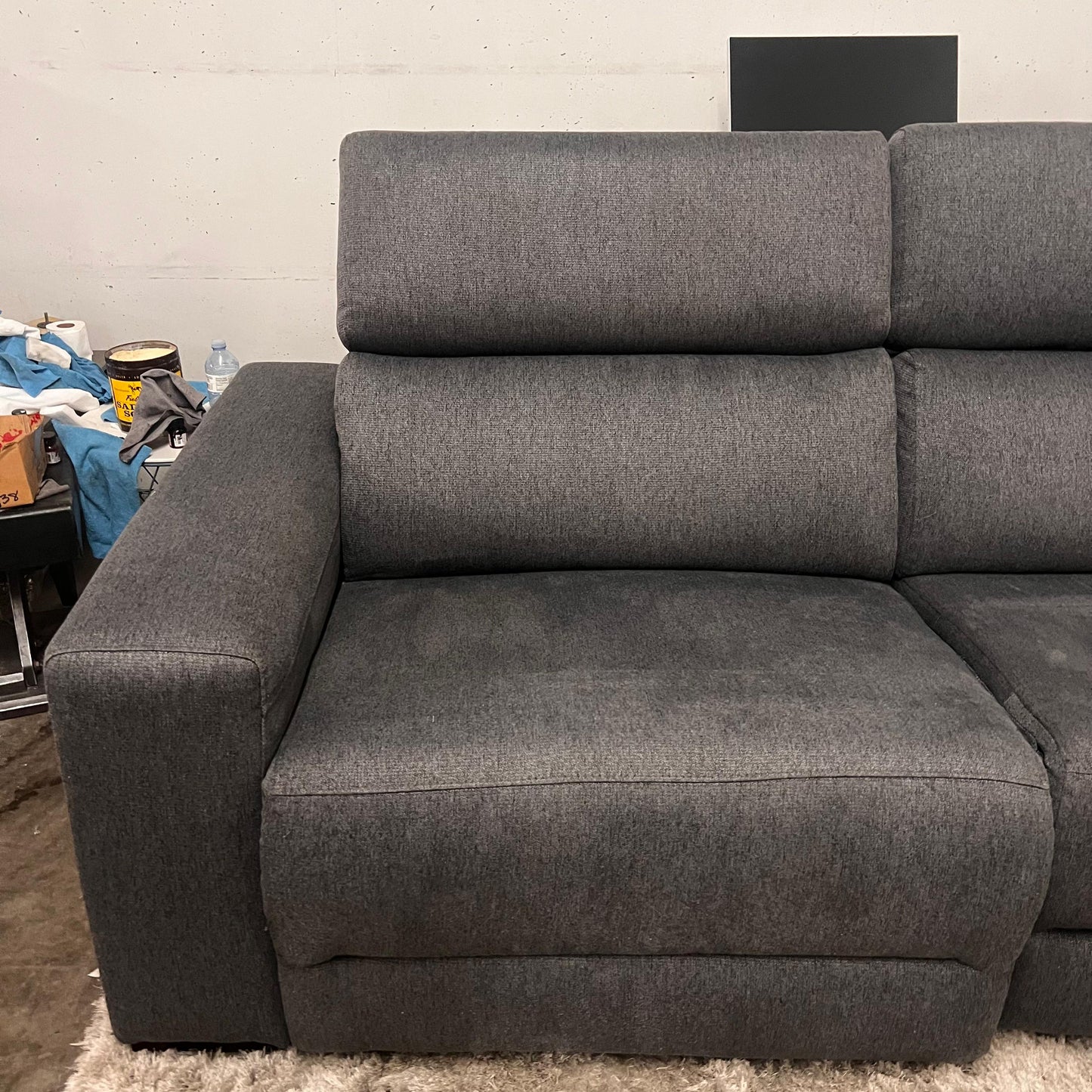 Power reclining sectional.