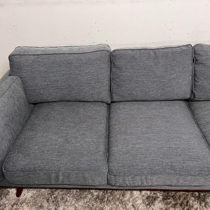 Article timber style sofa and loveseat