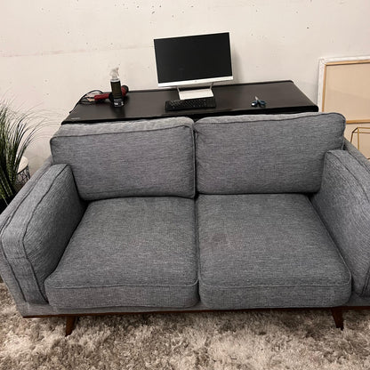 Article timber style sofa and loveseat