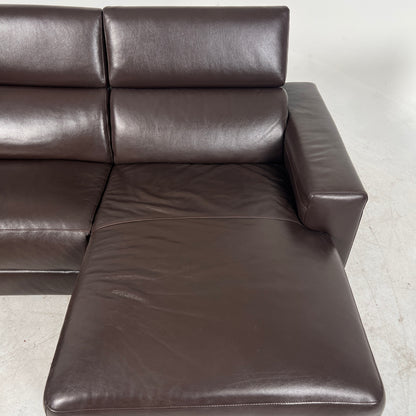 Natuzzi Editions Leather Recliner. reclining L shaped sofa couch. delivery available