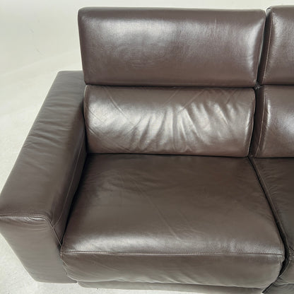 Natuzzi Editions Leather Recliner. reclining L shaped sofa couch. delivery available