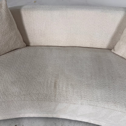 White Boucle Sofa set. 3+1 sofa and chair. delivery available
