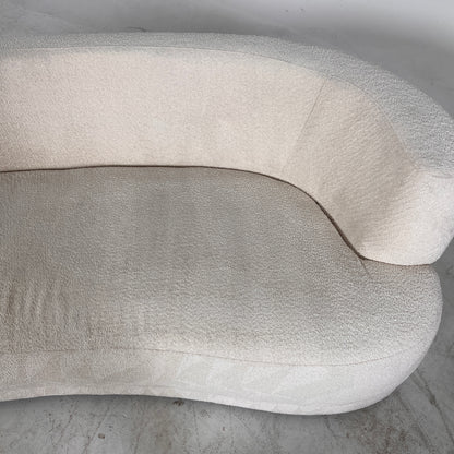 White Boucle Sofa set. 3+1 sofa and chair. delivery available