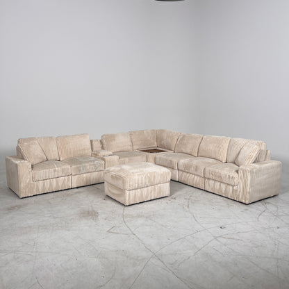 Giant Modular Sectional. reconfigurable sofa couch.