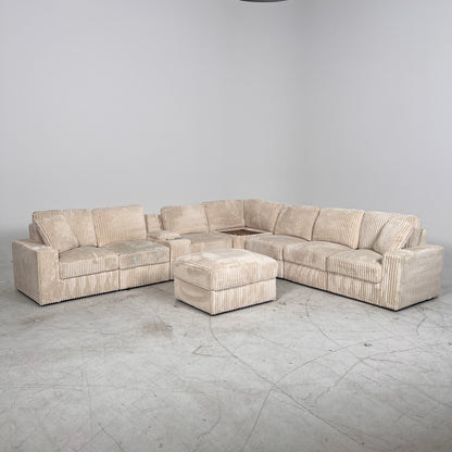 Giant Modular Sectional. reconfigurable sofa couch.