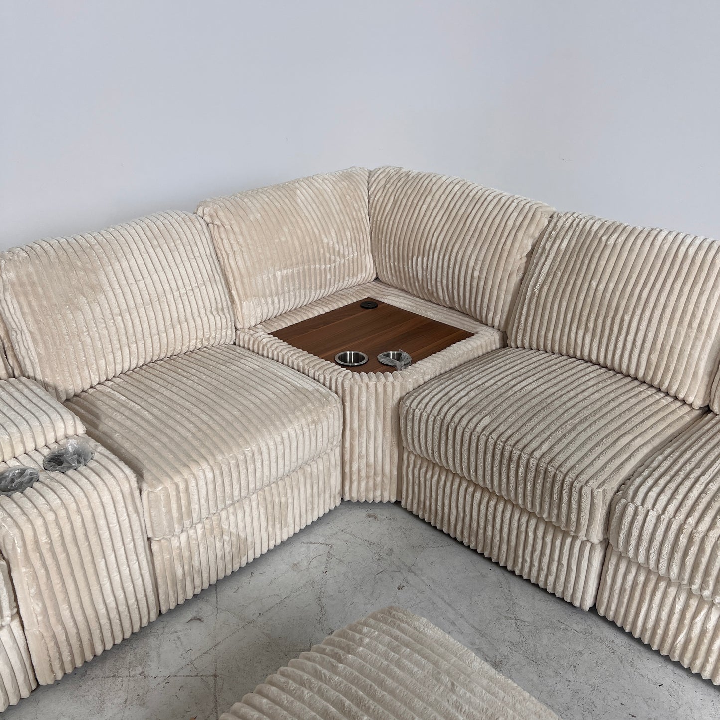 Giant Modular Sectional. reconfigurable sofa couch.