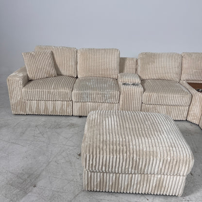 Giant Modular Sectional. reconfigurable sofa couch.