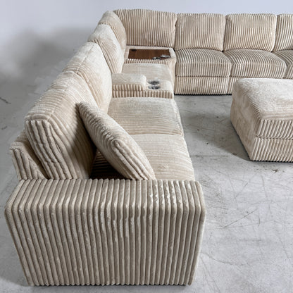 Giant Modular Sectional. reconfigurable sofa couch.