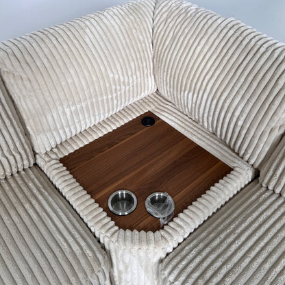 Giant Modular Sectional. reconfigurable sofa couch.
