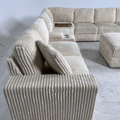 Giant Modular Sectional. reconfigurable sofa couch.