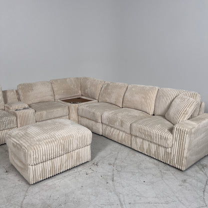 Giant Modular Sectional. reconfigurable sofa couch.