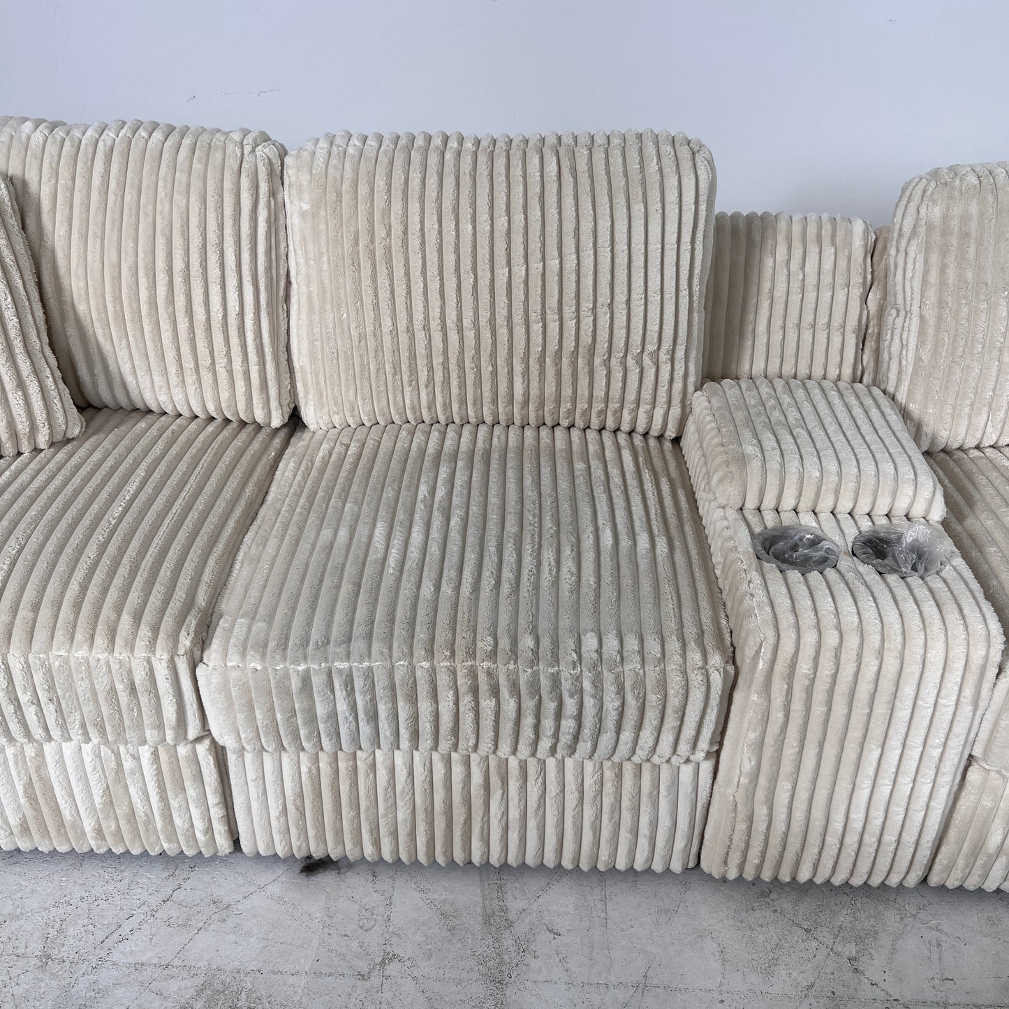 Giant Modular Sectional. reconfigurable sofa couch.