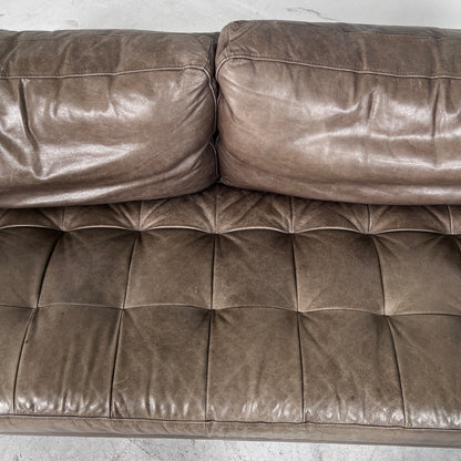 Mid century Modern Sofa. Structube Kinsey leather couch. delivery available