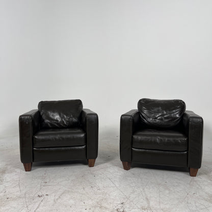 Italsofa Natuzzi matching armchairs. Leather Chairs. Delivery available
