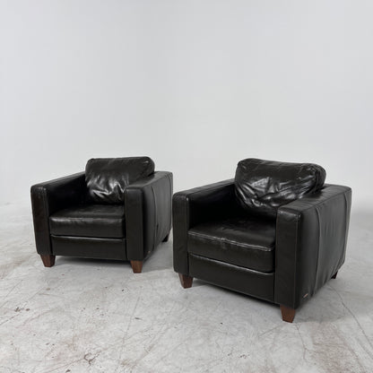 Italsofa Natuzzi matching armchairs. Leather Chairs. Delivery available