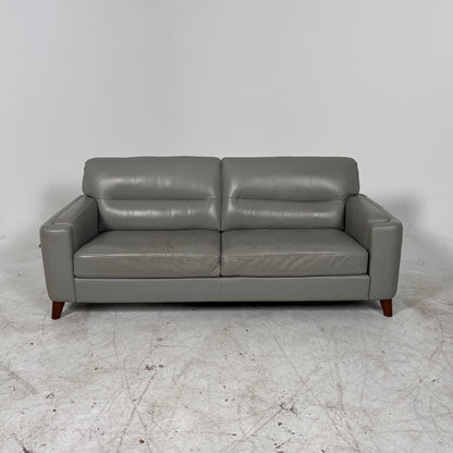 Amax 3 seater Leather sofa. top grain couch loveseat. delivery available