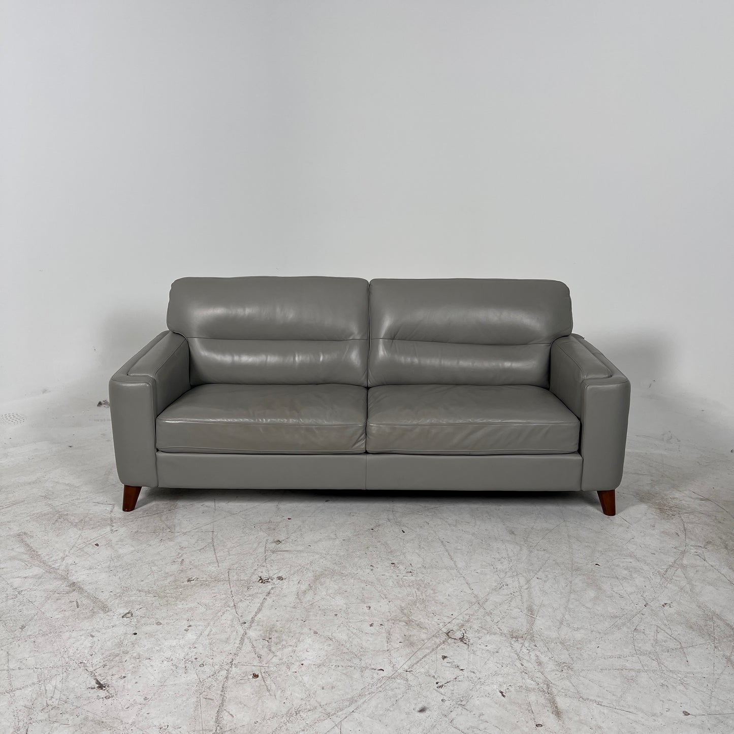 Amax 3 seater Leather sofa. top grain couch loveseat. delivery available