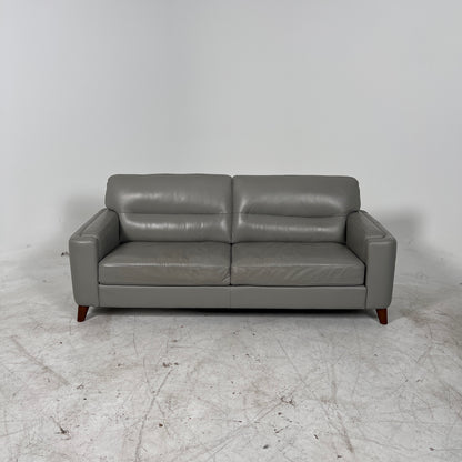Amax 3 seater Leather sofa. top grain couch loveseat. delivery available