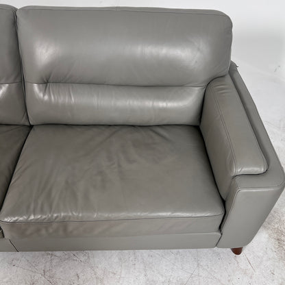 Amax 3 seater Leather sofa. top grain couch loveseat. delivery available